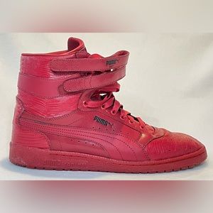 Puma Sky II Hi Snake V Mens Red High Top US 13 EUR 47